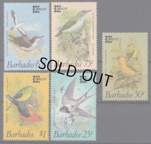 画像1: バルバドス切手 　1987年　鳥　切手展　5種
