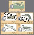 パラオ切手  1985年　鳥　オーデュボン　5種　