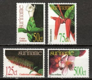 画像1: スリナム切手　1993年　薬用植物　ベニノキ　4種