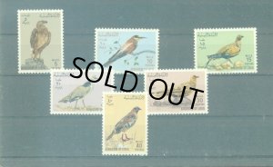 画像1: リビア切手　1965年　鳥　ニシオオノスリ　セネガルサケイ　6種　