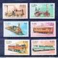 キューバ切手 1988年　鉄道　6種