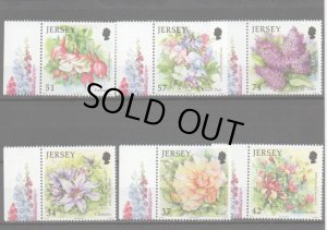 画像1: ジャージー島 切手　 2007年　夏の花　バラ　6種