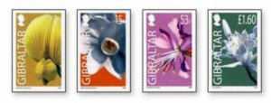 画像1: ジブラルタル切手　2006年　ジブラルタルの花　4種