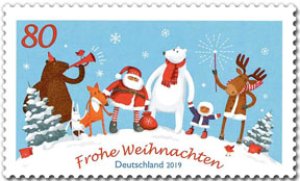 画像1: ドイツ切手　2019年　クリスマス　1種