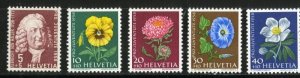 画像1: スイス切手　1958年　児童福祉　5種