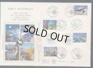 画像1: フランス切手　1997年　鳥　エクラン国立公園　大型 FDC 【切手と記念印スタンプが付いた記念封筒】