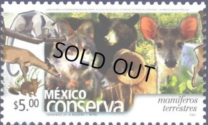 画像1: メキシコ切手 2004年　陸上動物　1種