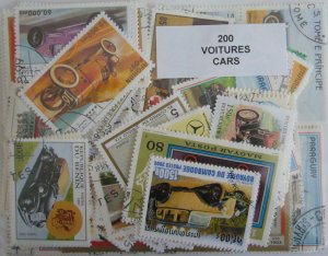 画像1: 世界の自動車　車 切手 セット200