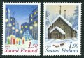 フィンランド切手 1989年　クリスマス　2種