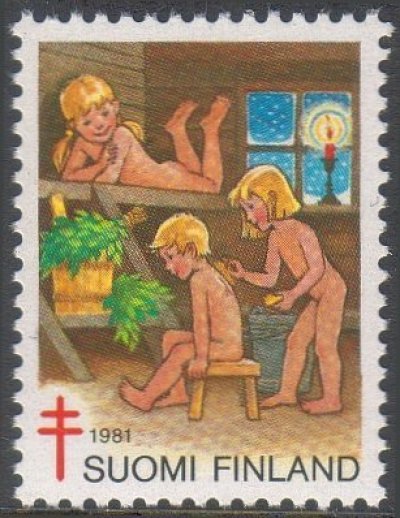 画像1: フィンランド　1981年　 クリスマスシール