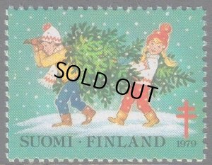 画像1: フィンランド　1979年　 クリスマスシール