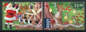 画像1: クリスマス島切手　2020年　クリスマス　2種