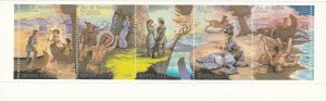 画像1: ロシア　旧ソ連切手 1989年　絵画　ロシア　旧ソ連小説　5種