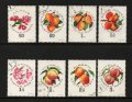 ハンガリー 1964年 果物　桃とアプリコット 8種　
