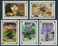 ロシア　旧ソ連切手 1979年 花  絵画 5種