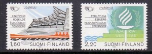 画像1: フィンランド切手　1986年　郵便連合 ノルデン 都市 ヨエンス ユバスキュラ 　2種