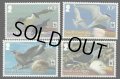 サウスジョージア・サウスサンドイッチ諸島切手　2012年　WWF　 海鳥　4種