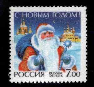 画像1: ロシア切手　2003年 クリスマス　サンタ　1種