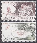 デンマーク切手 1997年　アンデルセン　童話　2種
