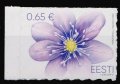エストニア切手　2019年 　花　1種