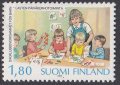 フィンランド 切手　1988年　子供たちの遊び　保育園40周年　1種