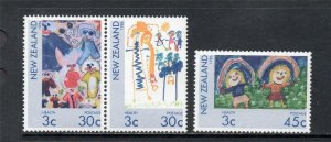 画像1: ニュージーランド切手　1986年　児童画　3種