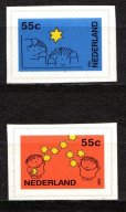 画像2: オランダ切手 1995年　ディック・ブルーナ　クリスマス　2種 (2)