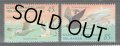 ココス諸島切手　1995年　ノースキーリング島の海鳥　鳥　2種