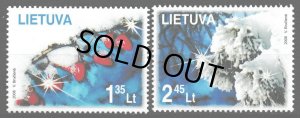 画像1: リトアニア切手 2008年 クリスマス 2種