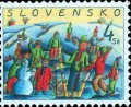 スロバキア切手　1999年　クリスマス　1種