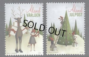 画像1: オーランド切手 　2016年　クリスマス　2種