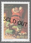 オーランド切手　2007年　サンタ　クリスマス　1種