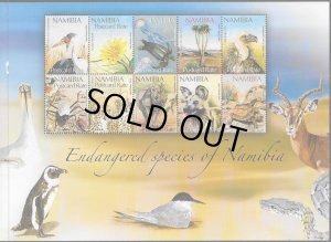 画像2: ナミビア切手　2010年ナミビアの絶滅危惧種　ケープハゲワシ　10種