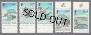画像2: イギリス領南極地域切手　2015年　アデリーペンギン　イギリス南極調査本拠地　5種