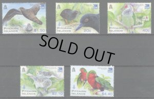 画像1: イギリス　ピトケアン諸島切手 2011年　鳥　ヘンダーソン島の珍しい鳥　5種