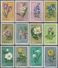 画像2: ポーランド切手　 1962年　花　12種 (2)