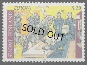 画像1: フィンランド切手  1996年　ヨーロッパ C.E.P.T.女性  著名人 1種