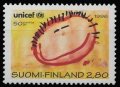 フィンランド切手 1996年　 ユニセフ50周年　1種