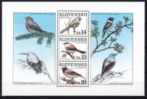 画像2: スロバキア切手　1999年 自然保護   歌う 鳥 3種