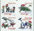 スウェーデン切手 2004年 クリスマス　4種 