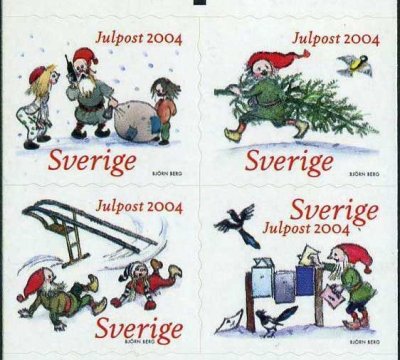 画像1: スウェーデン切手 2004年 クリスマス　4種