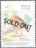 ブラジル切手  1991年 UNCED オリノコガン　鳥　1種