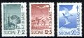 フィンランド切手　1951年　ヨーロッパオオライチョウ　寄付金付き　3種