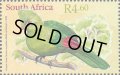 南アフリカ切手　2000年　切手展　鳥　エボシドリ　1種