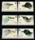 イギリス領南極地域切手　2010年　南極の 鳥　アデリーペンギン　コウテイペンギン　6種