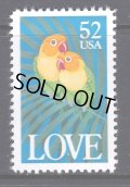 アメリカ切手 　1991年　愛　鳥　ルリゴシボタンインコ　1種