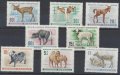 モンゴル切手　1968年　動物の子ども　羊　山羊　8種