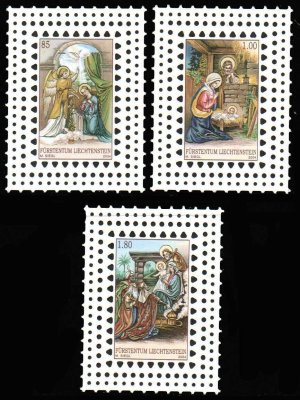画像1: リヒテンシュタイン切手　2004年　クリスマス　3種
