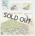 ノーフォーク島切手 1999年　鳥　ハジロミズナギドリ　絶滅危惧種　4種