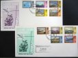 画像1: フォークランド諸島切手　1972年　キャンドルマス島　FDC封筒　2枚【切手と記念印スタンプが付いた記念封筒】 (1)
